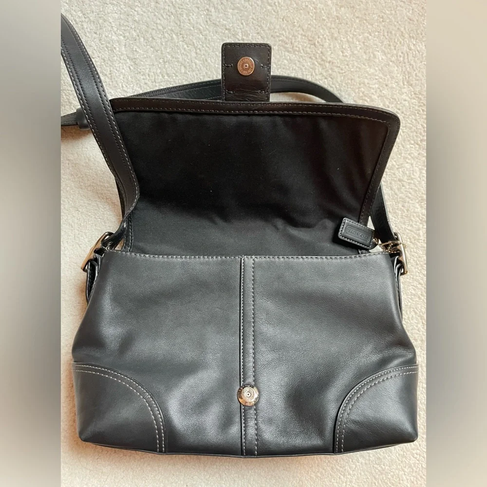 Coach Black Hampton crossbody